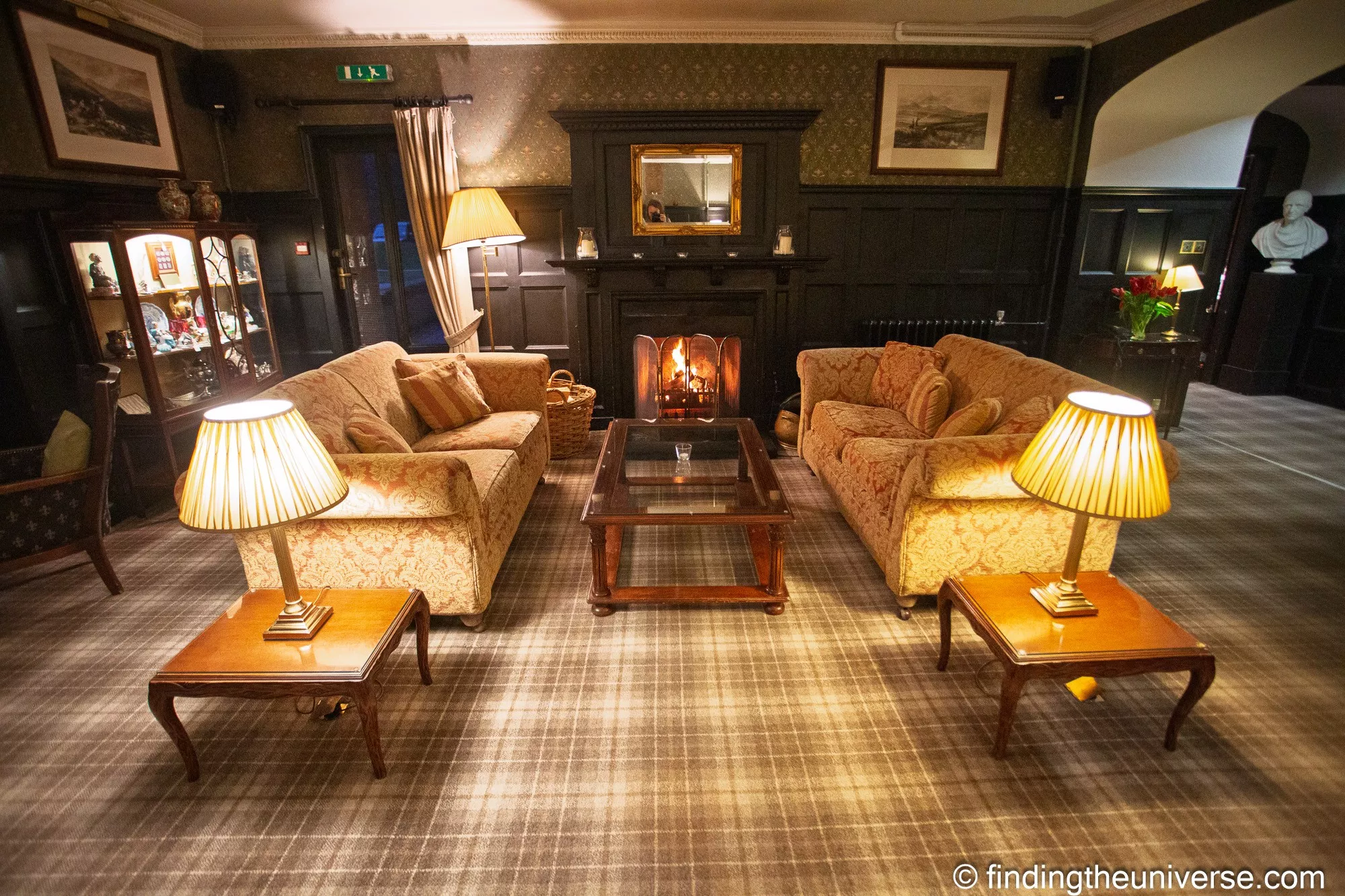 A public room at Bunchrew House Hotel