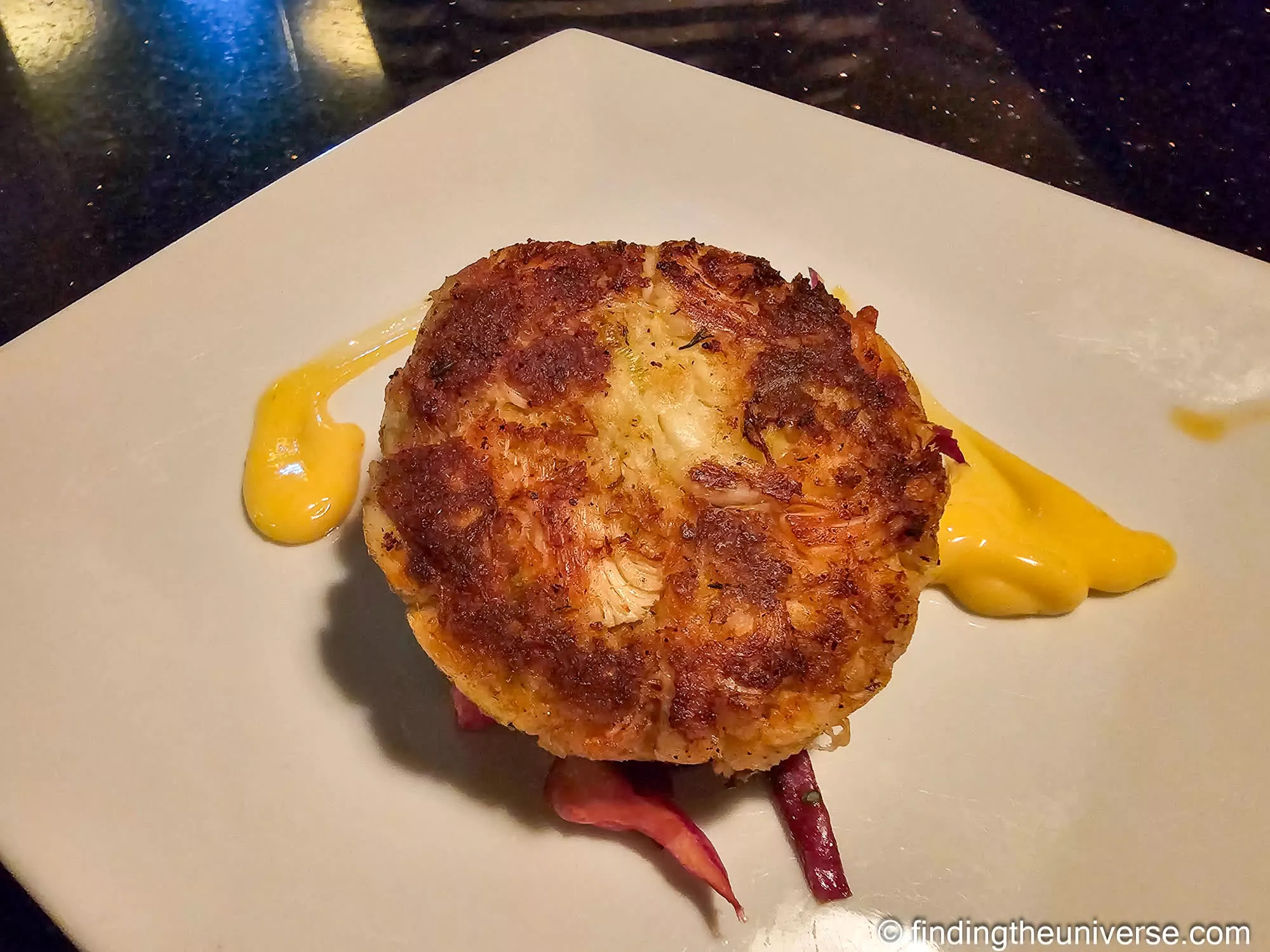 Crab cake at Big Fish