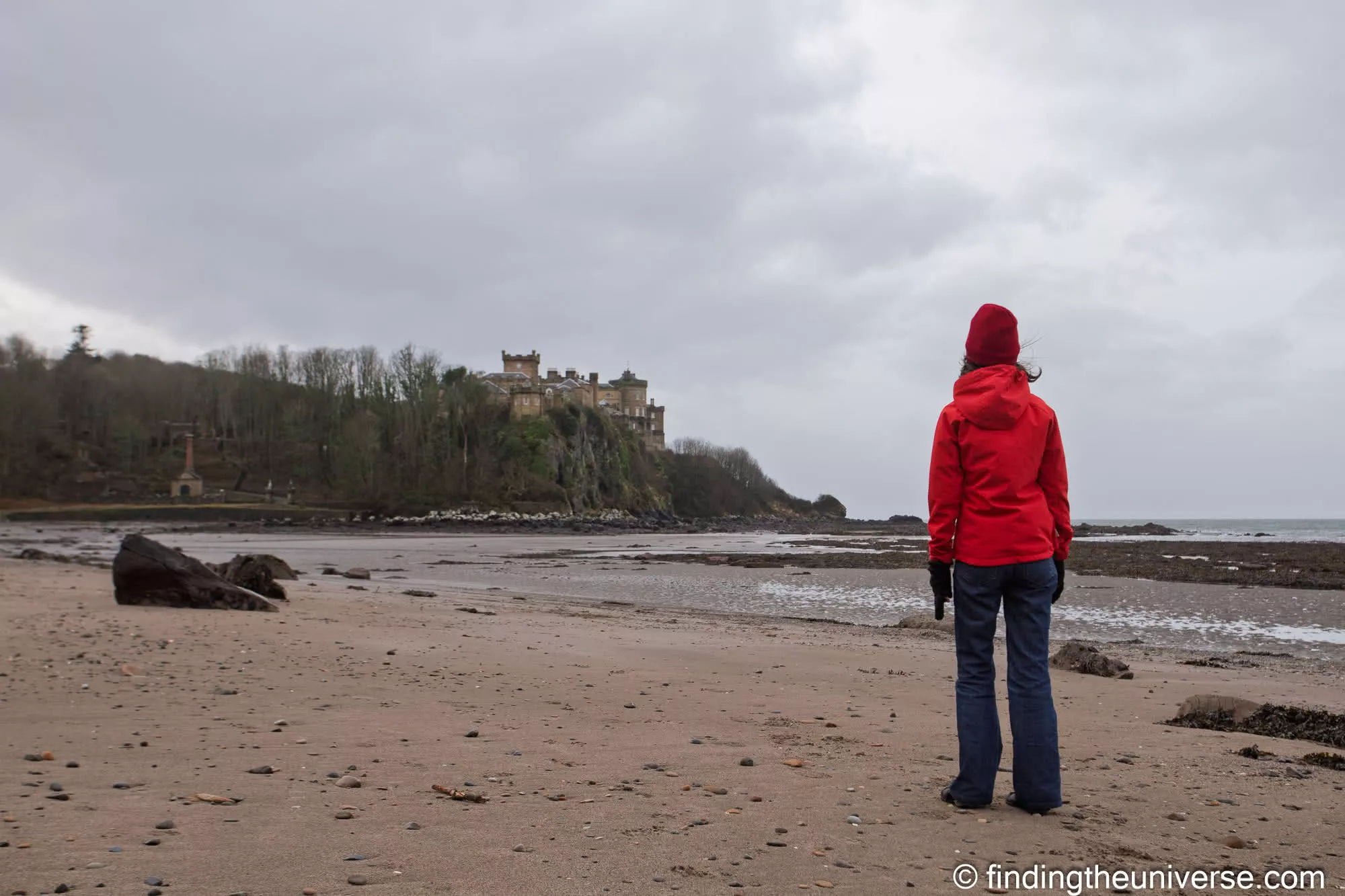 Culzean Castle from the beach