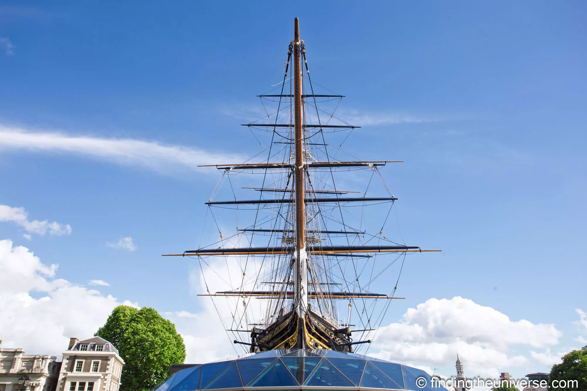 Cutty Sark from the front Greenwich