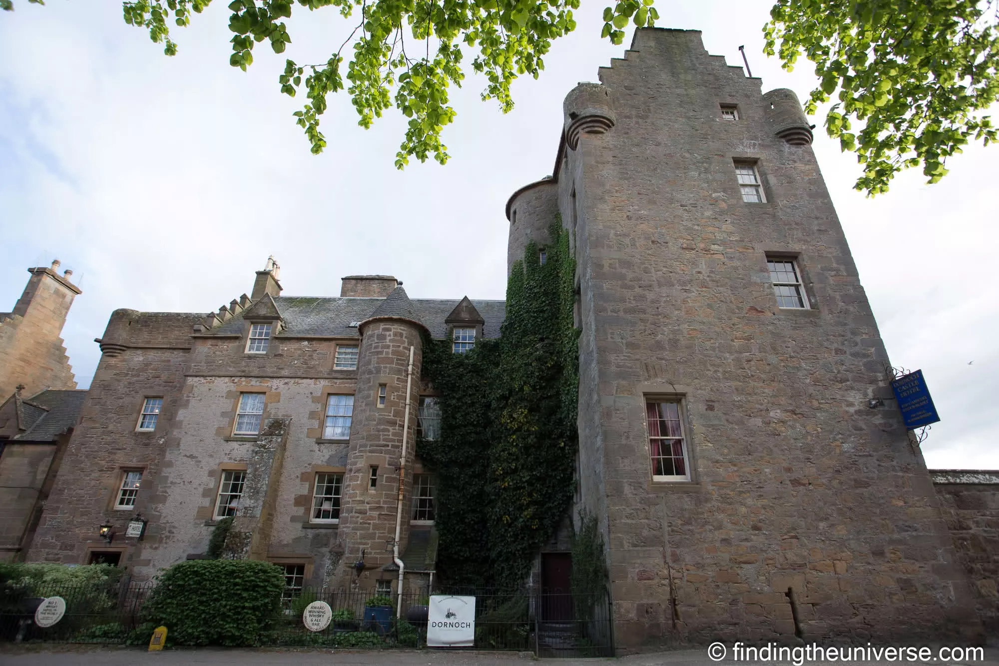 Dornoch Castle Hotel from Castle Street