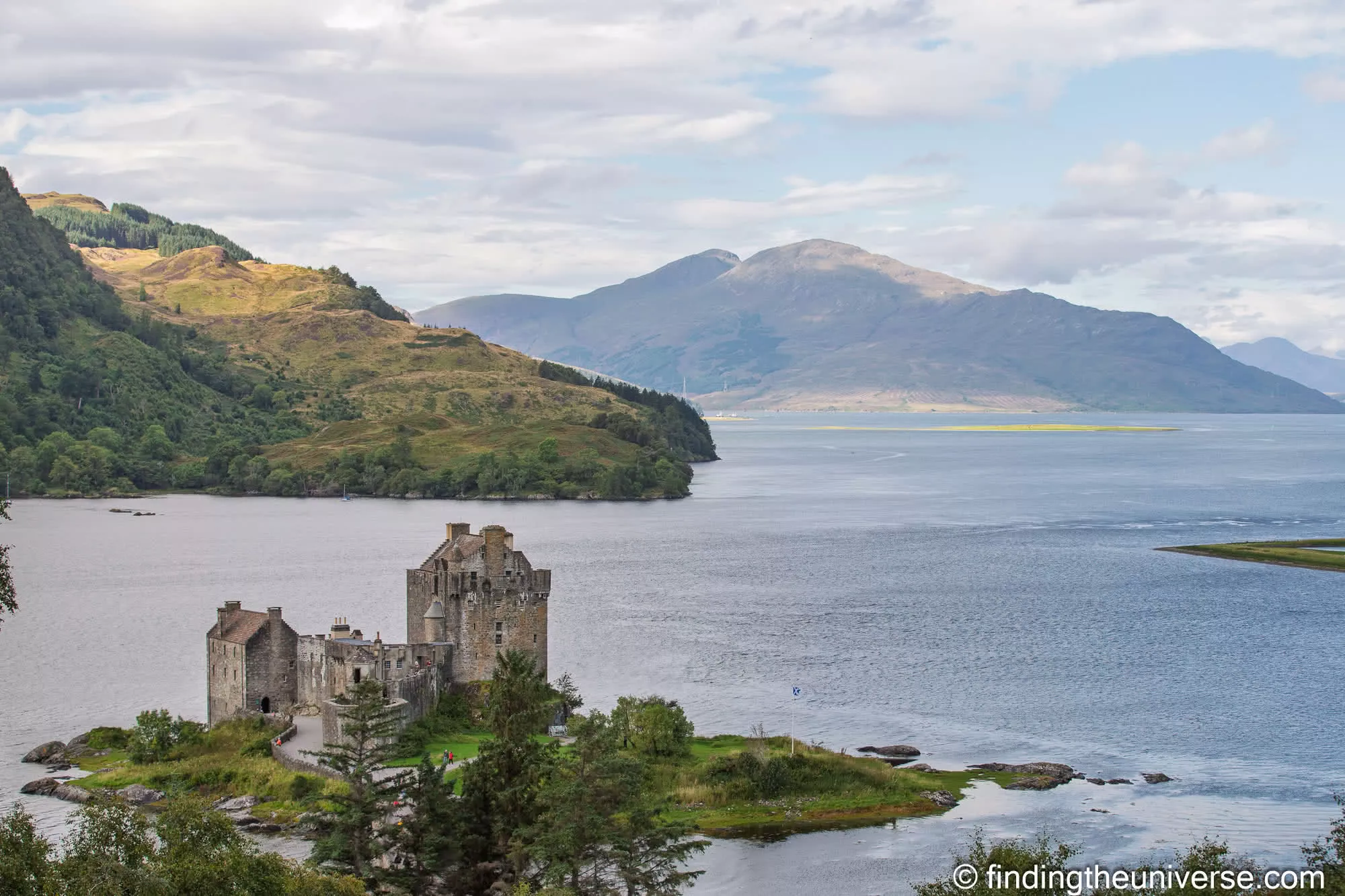 Eilean Donan Castle from Carr Brae