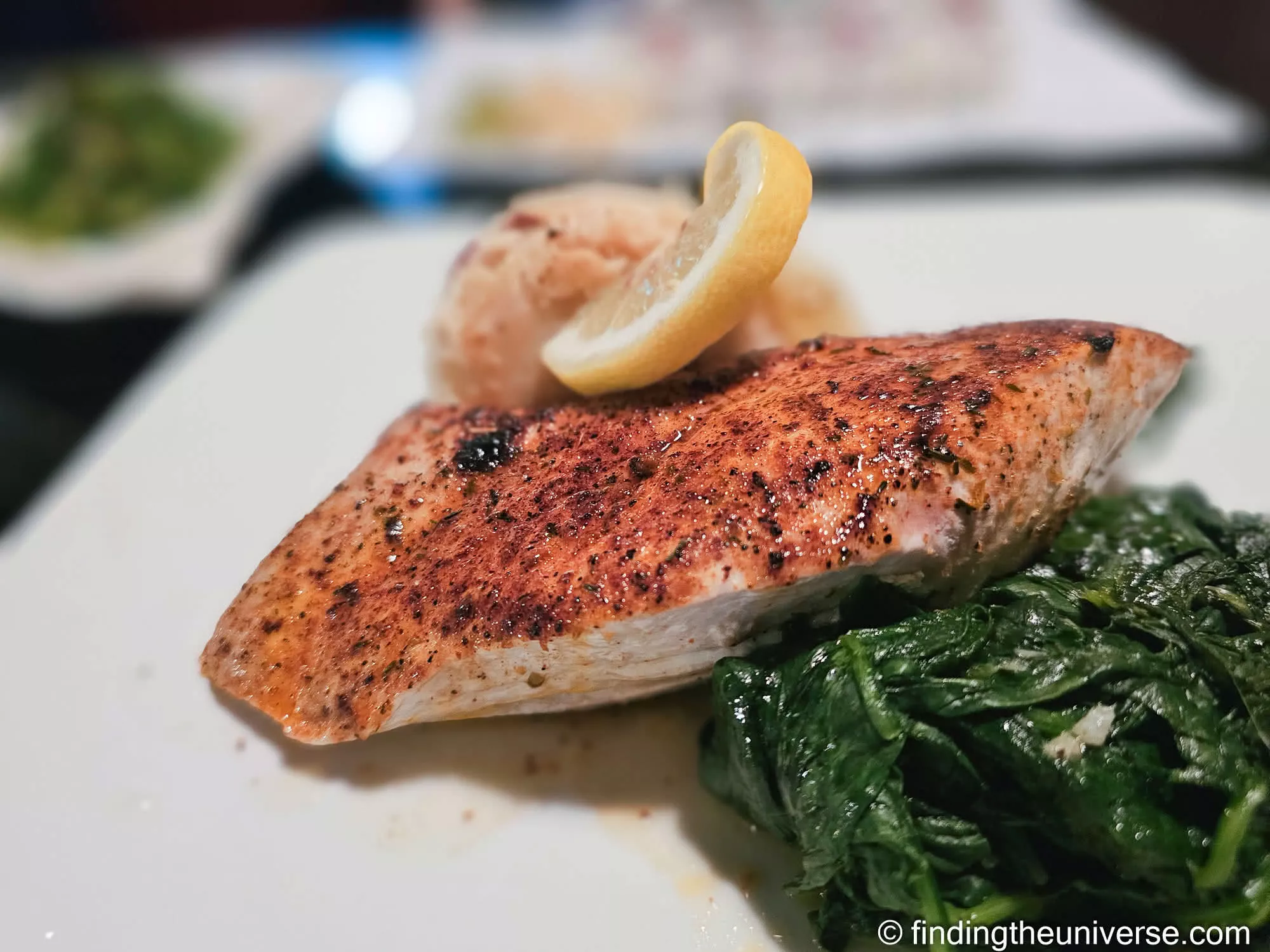 Grilled fish at Big Fish