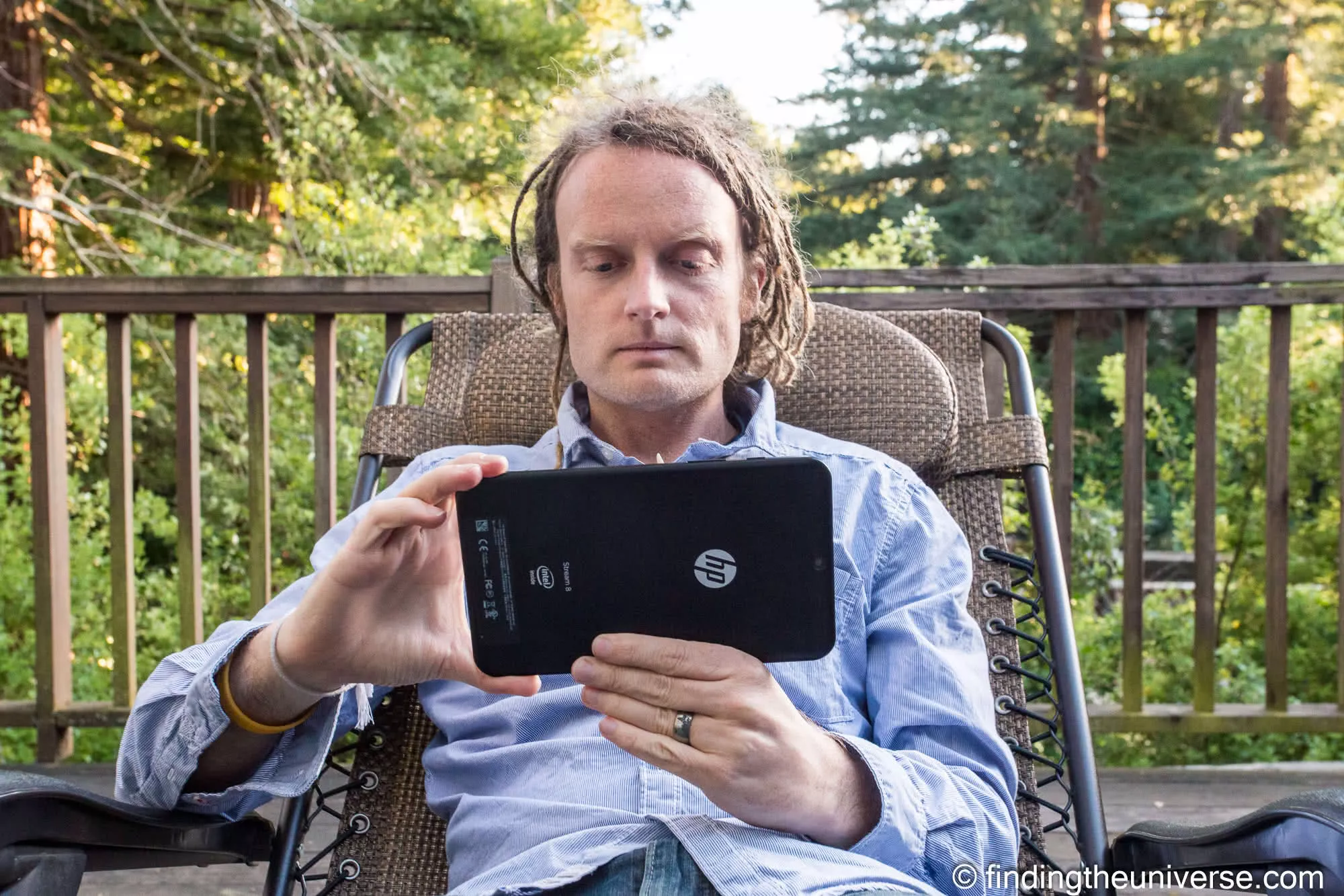 Laurence on HP tablet
