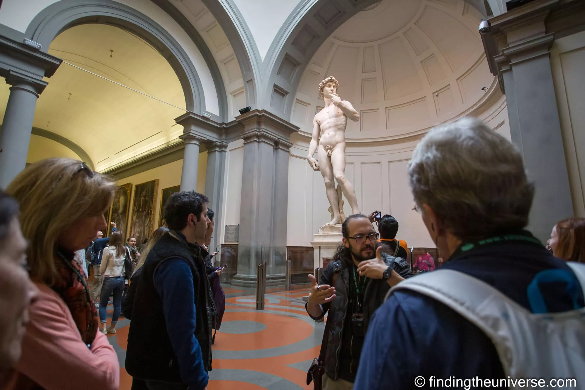 Michelangelo's David in the Galleria dell'Accademia, Florence