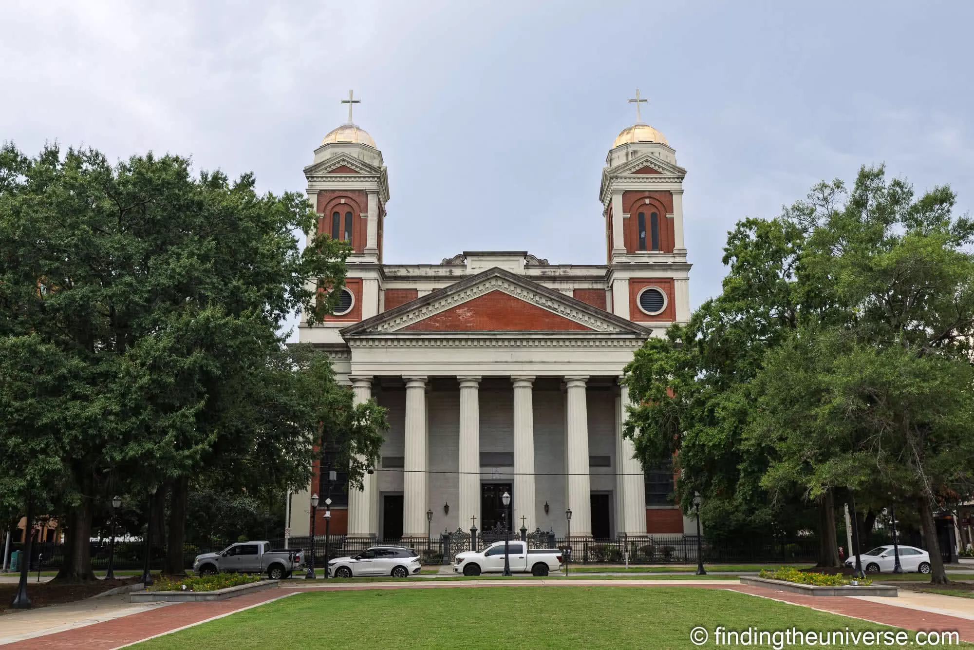 The Cathedral Basilica of the Immaculate Conception from Cathedral Square