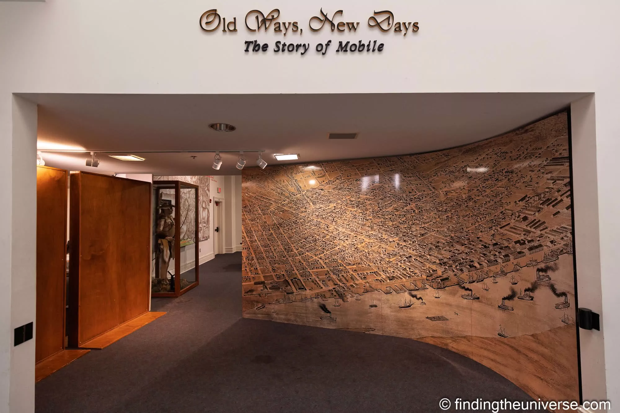 The Old Ways New Days gallery at the History Museum of Mobile