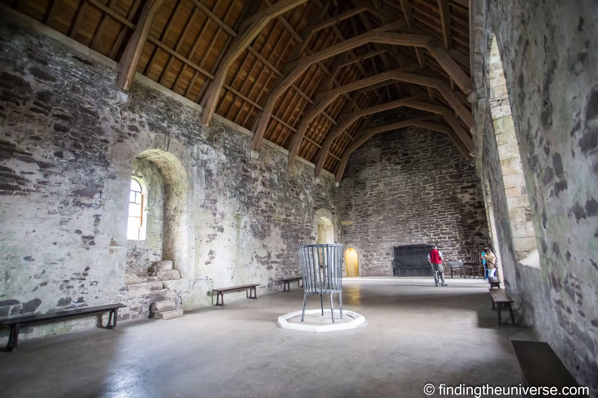 The great hall at Doune Castle