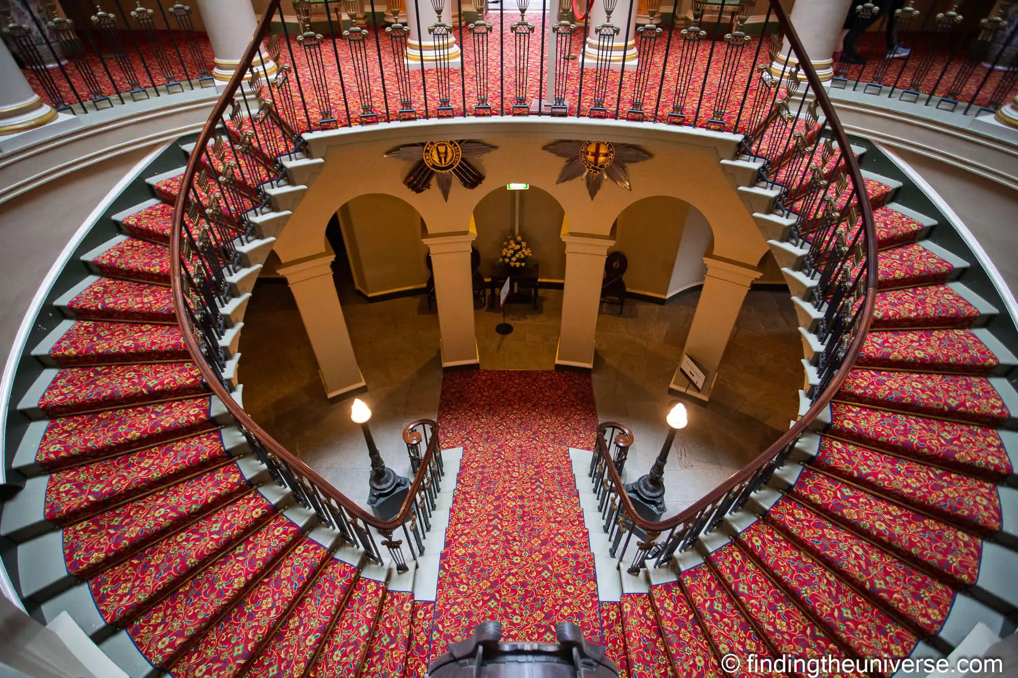 The oval staircase at Culzean Castle