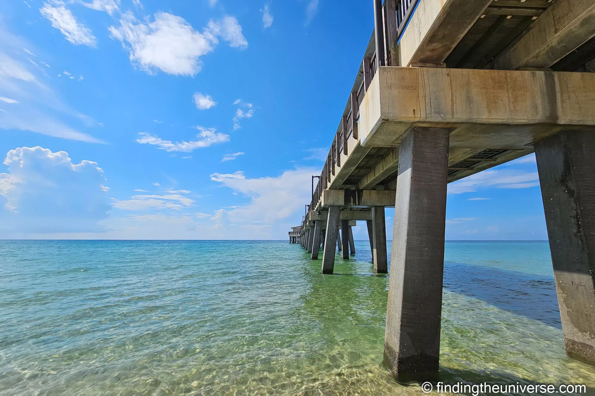 Under the Gulf State Park Pier