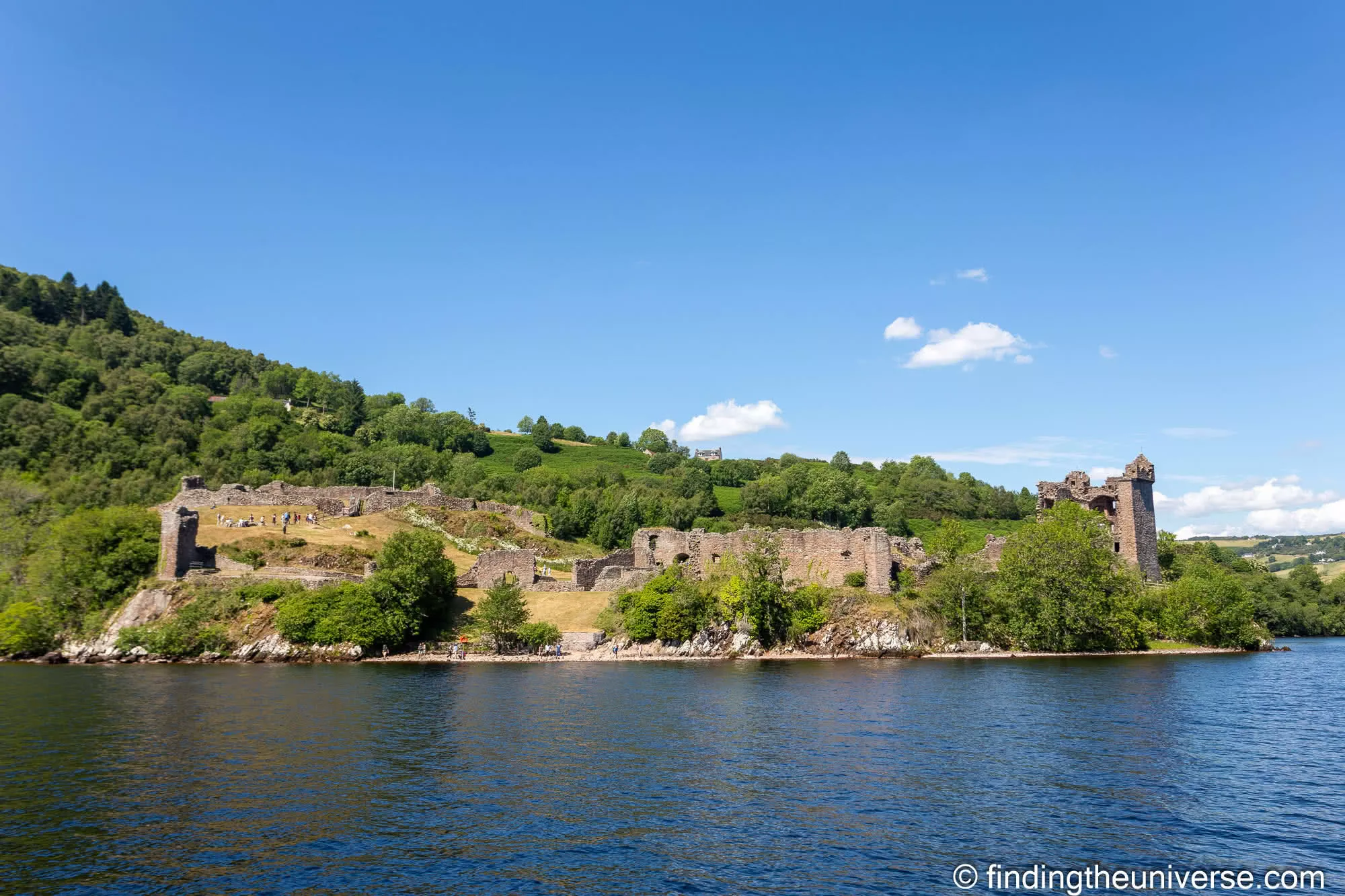 Urquhart Castle from Loch Ness