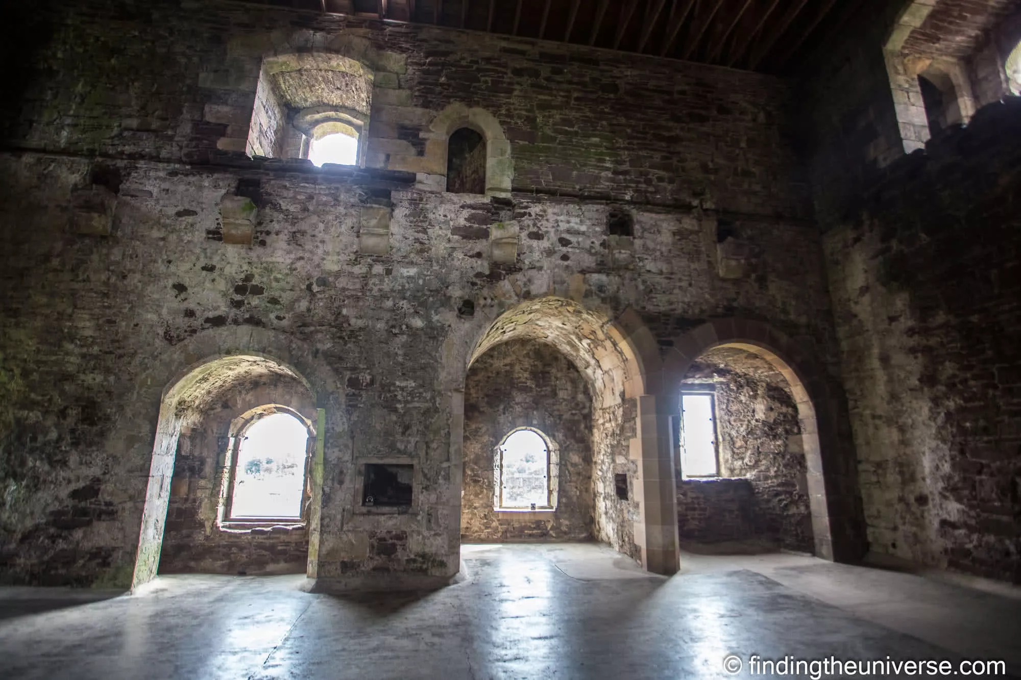 Vaulted chamber at Doune Castle