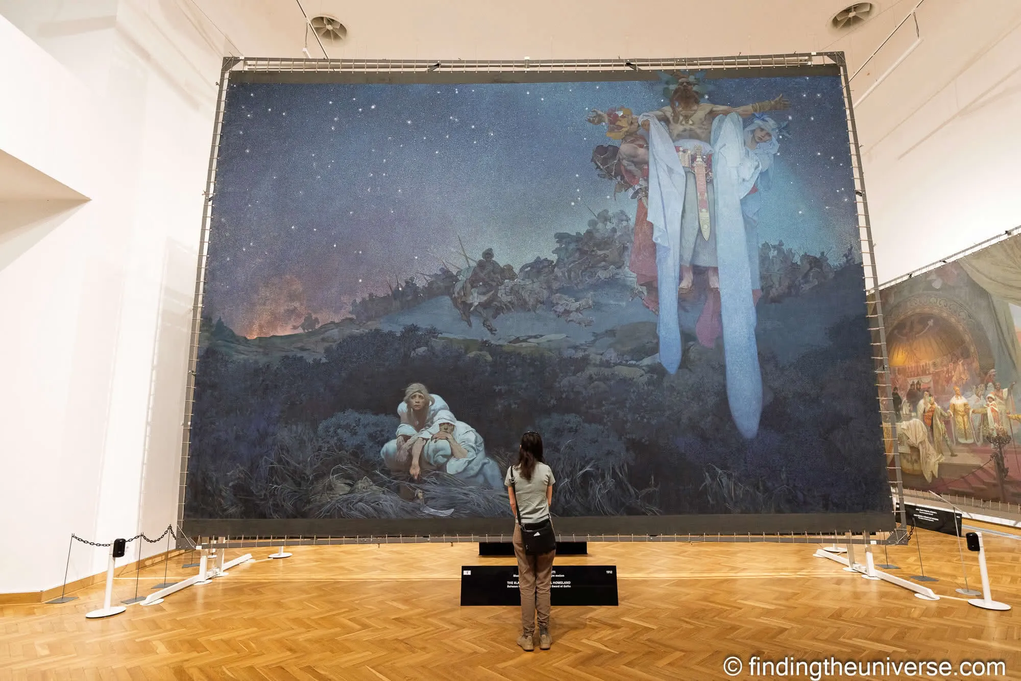 Mucha's Slav Epic in the chateau at Moravský Krumlov