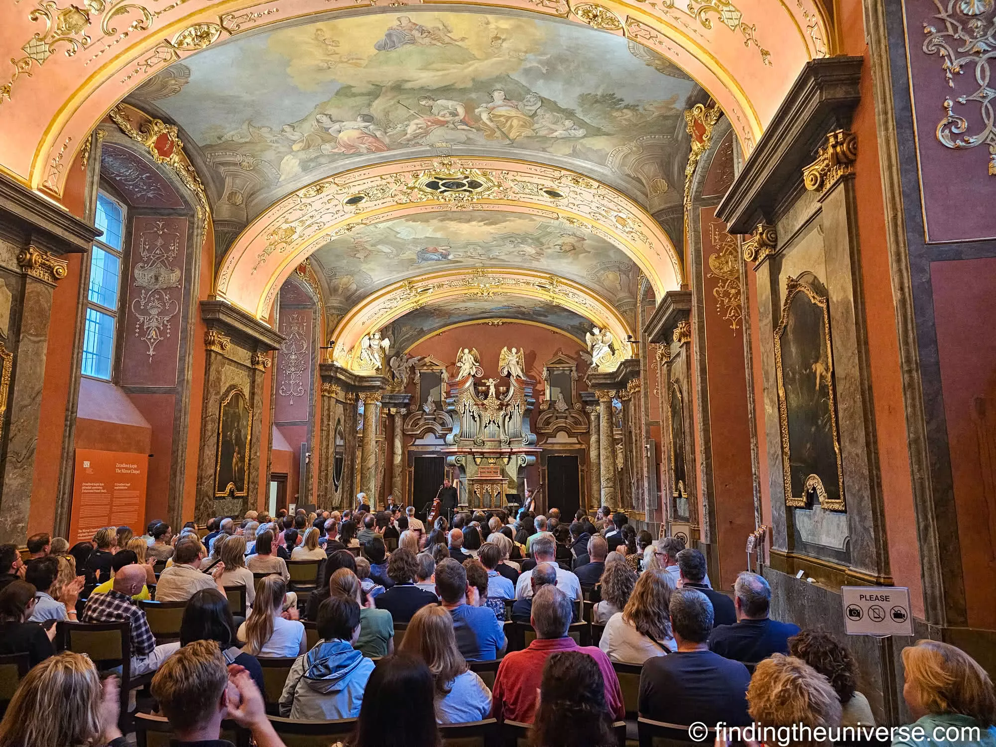 Concert in the Mirror Chapel, Klementinum, Prague