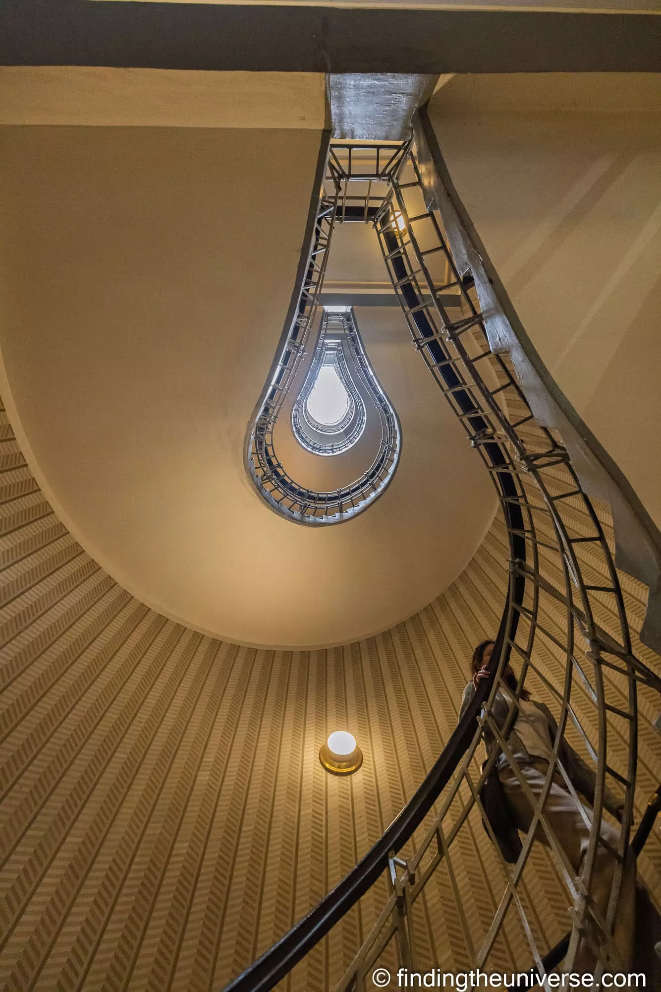 Cubist staircase at the House at the Black Madonna, Prague