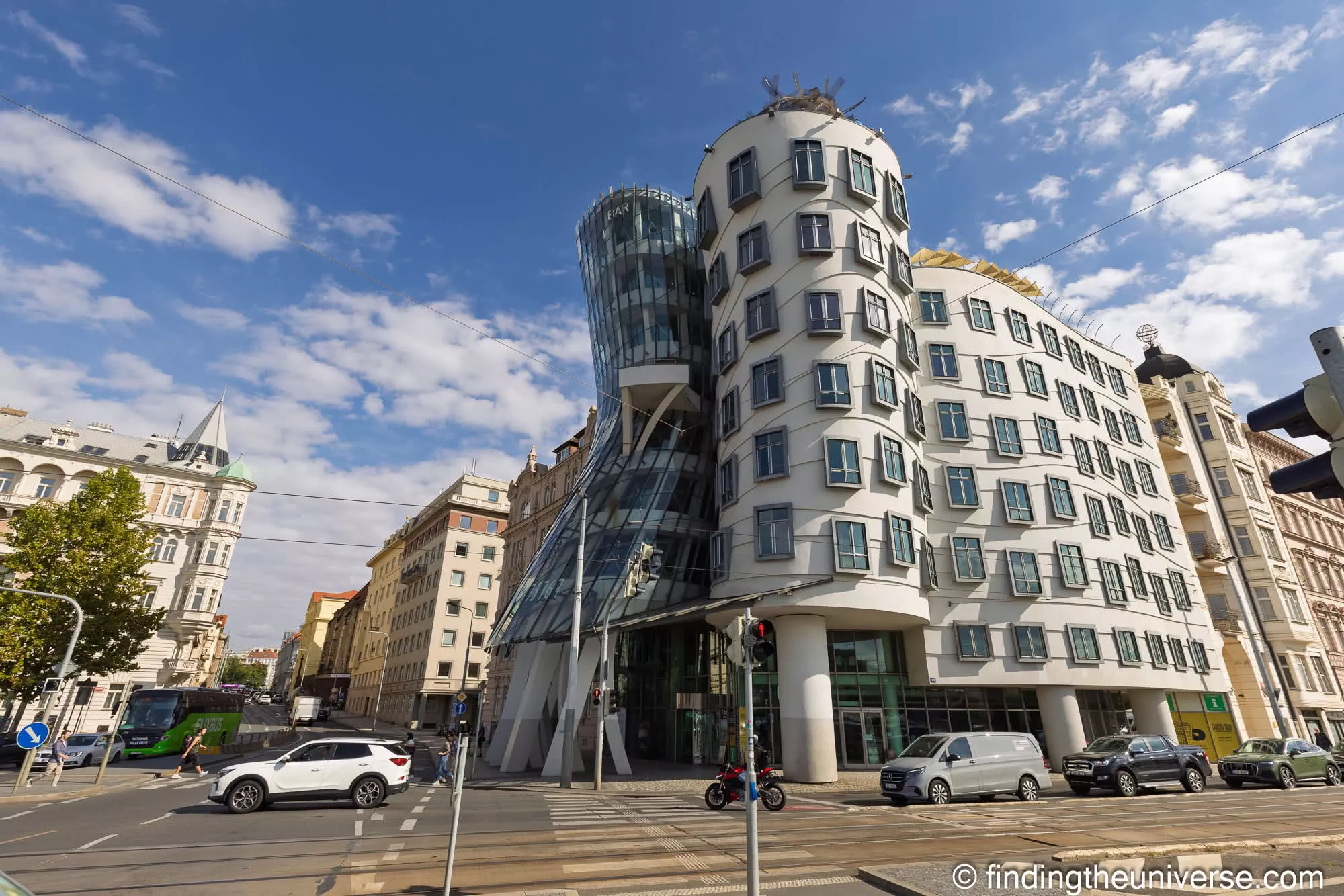 Dancing House on the Vltava embankment, Prague