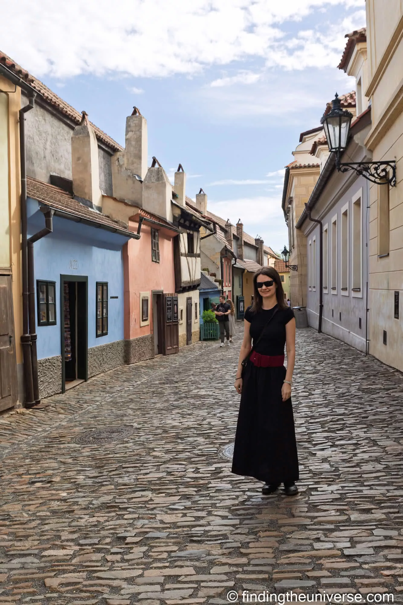 Jess on Golden Lane, Prague Castle