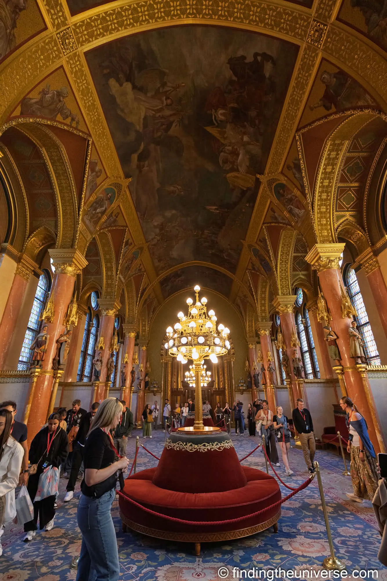 Lounge of the Chamber of Peers, Hungarian Parliament, Budapest